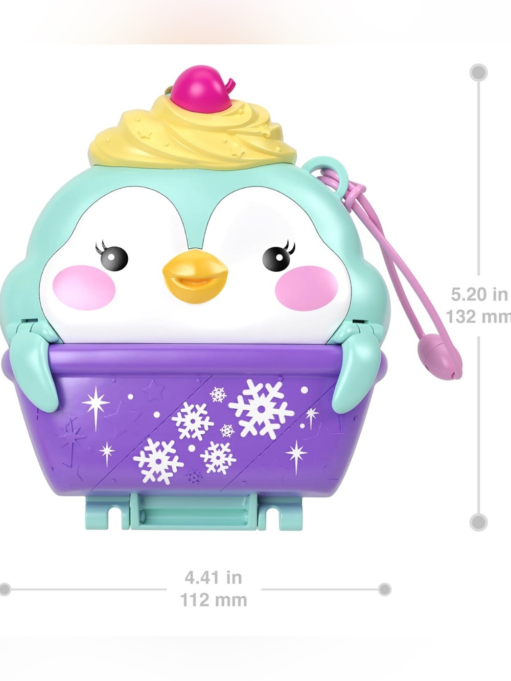 Polly Pocket Snow Sweet Penguin Compact - Picture 3 of 5